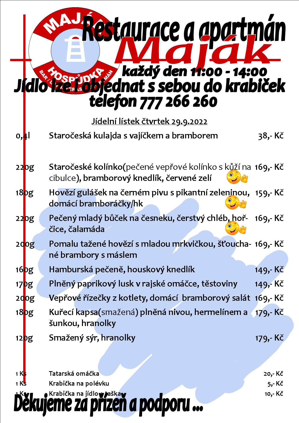 WEB jídelák