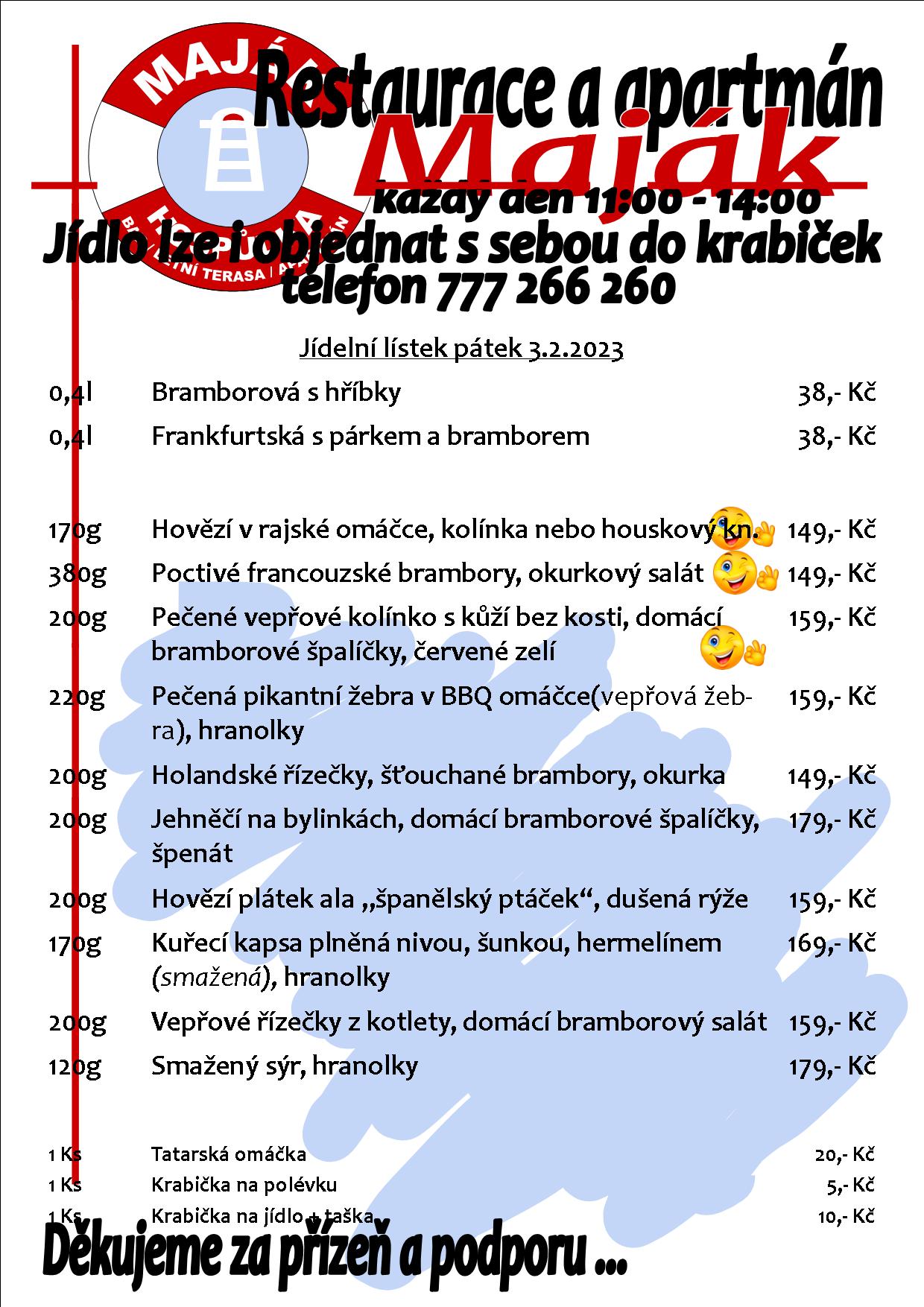 WEB jídelák