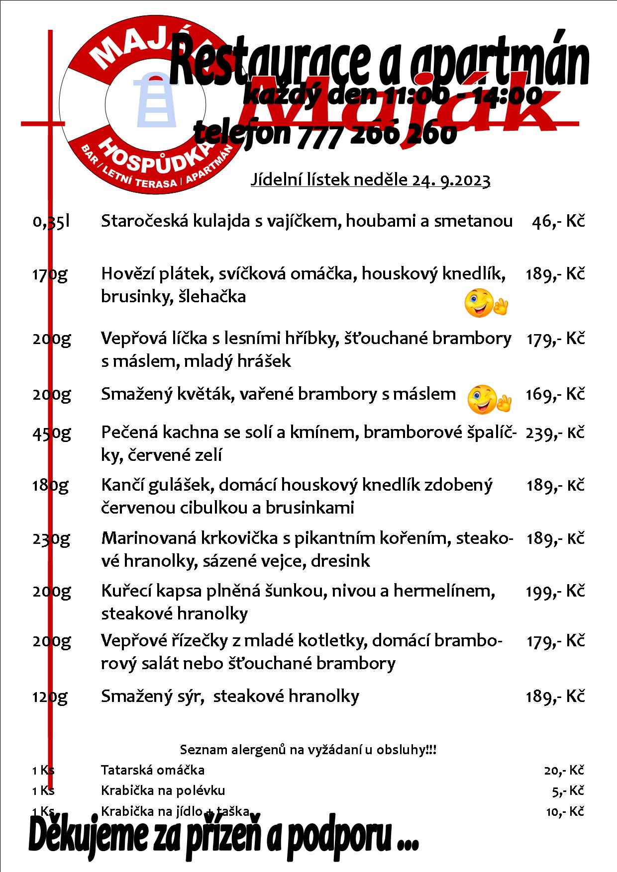 WEB jídelák