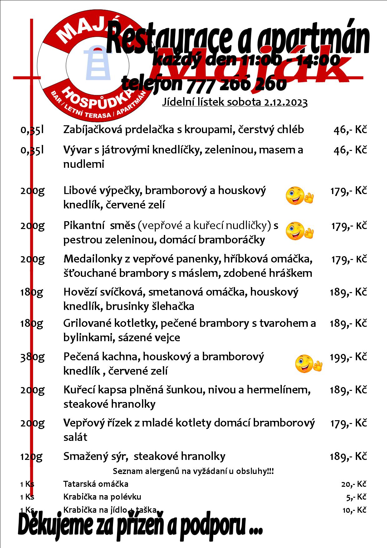 WEB jídelák