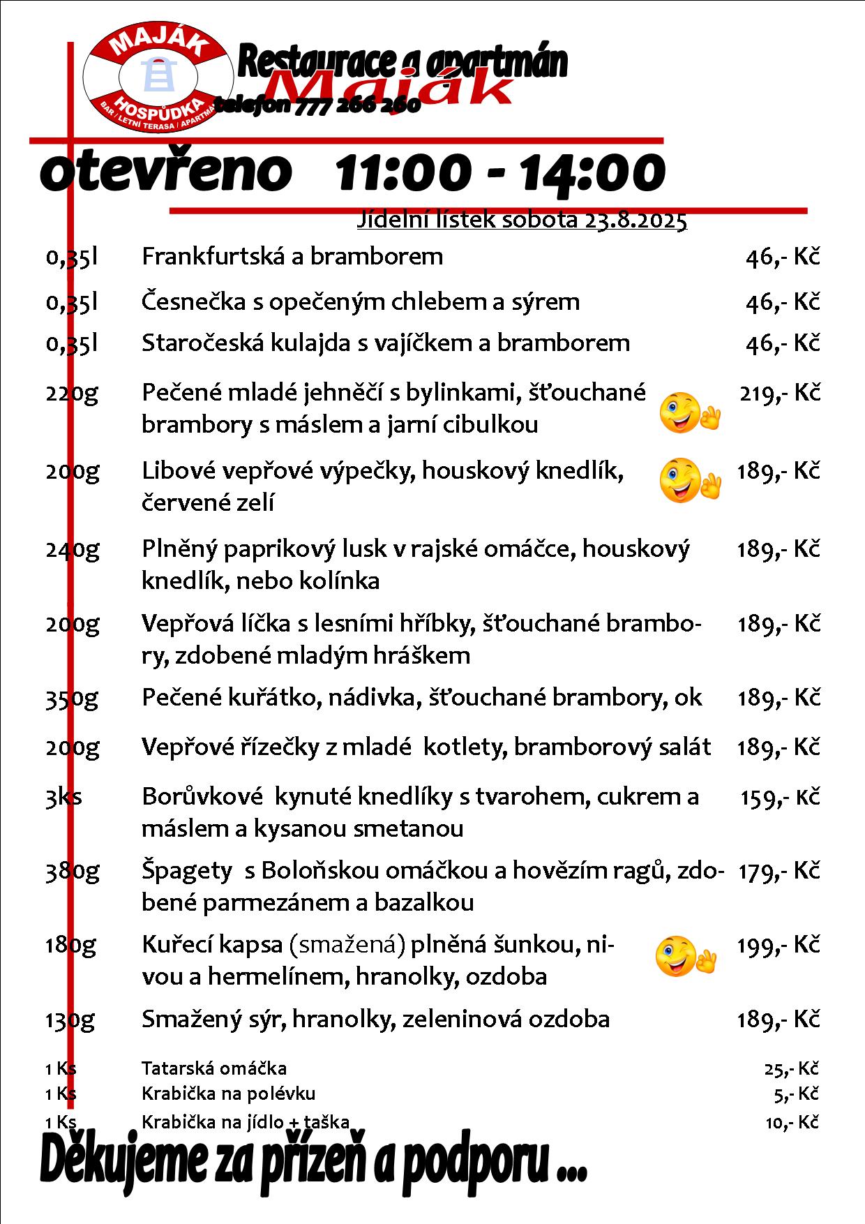 WEB jídelák