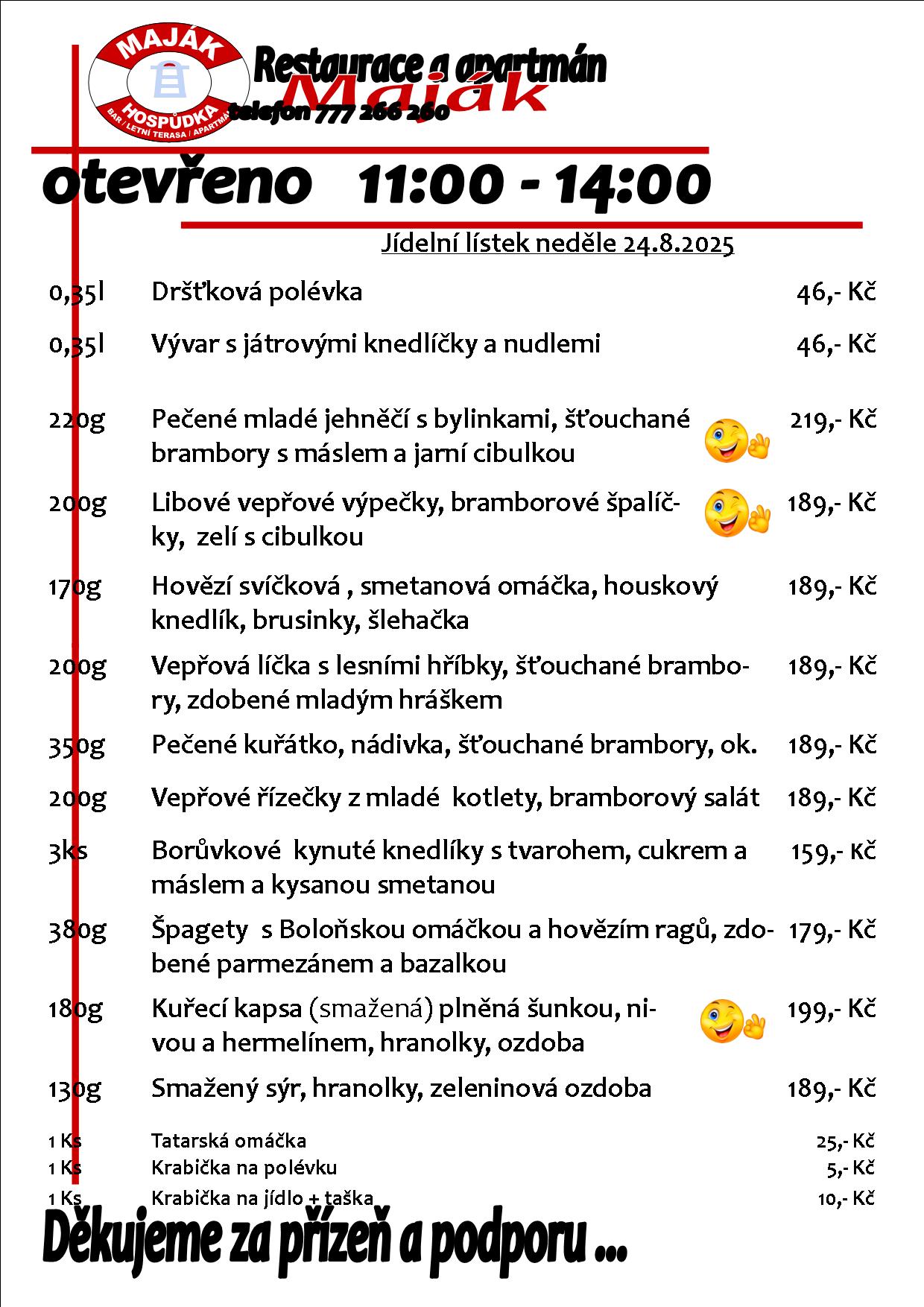 WEB jídelák