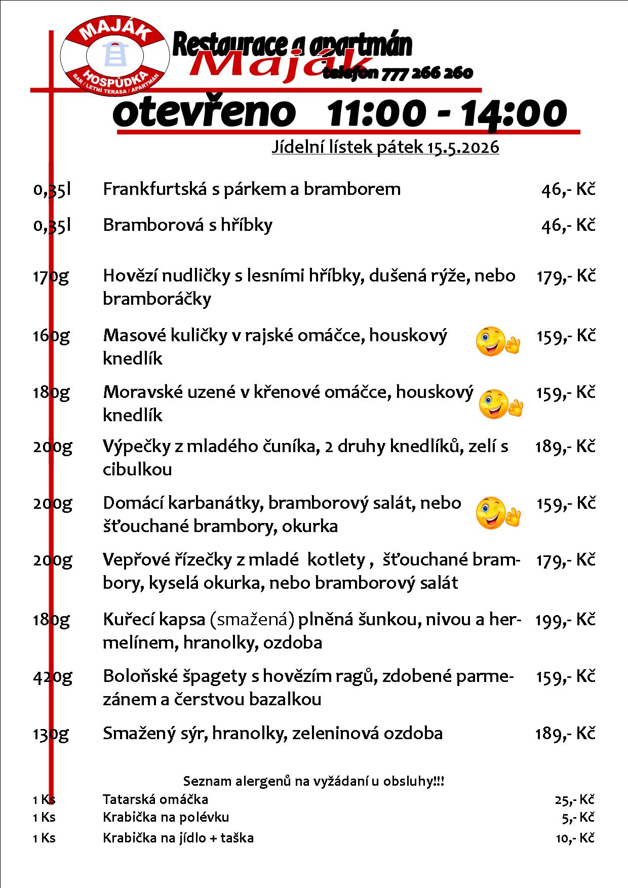 WEB jídelák