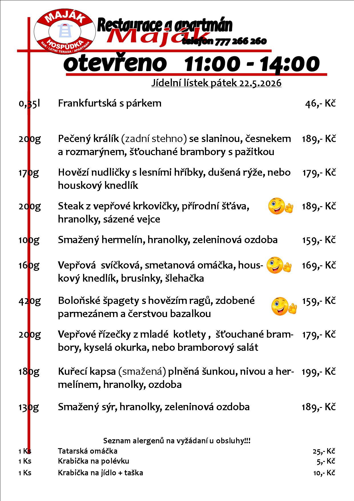 WEB jídelák