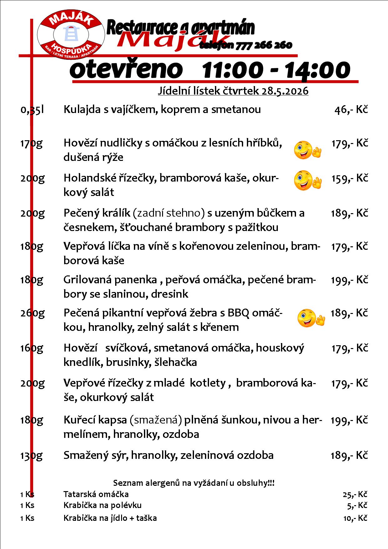WEB jídelák