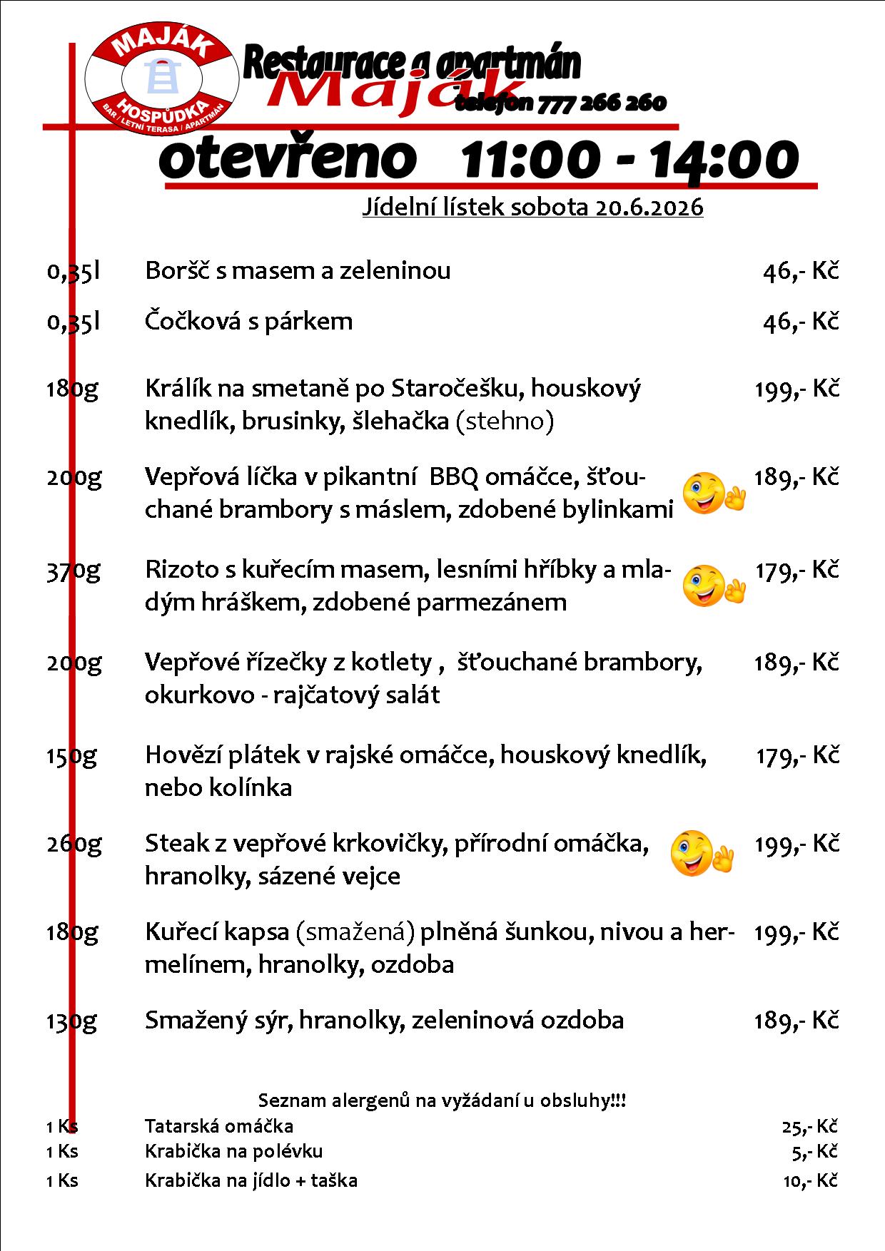WEB jídelák