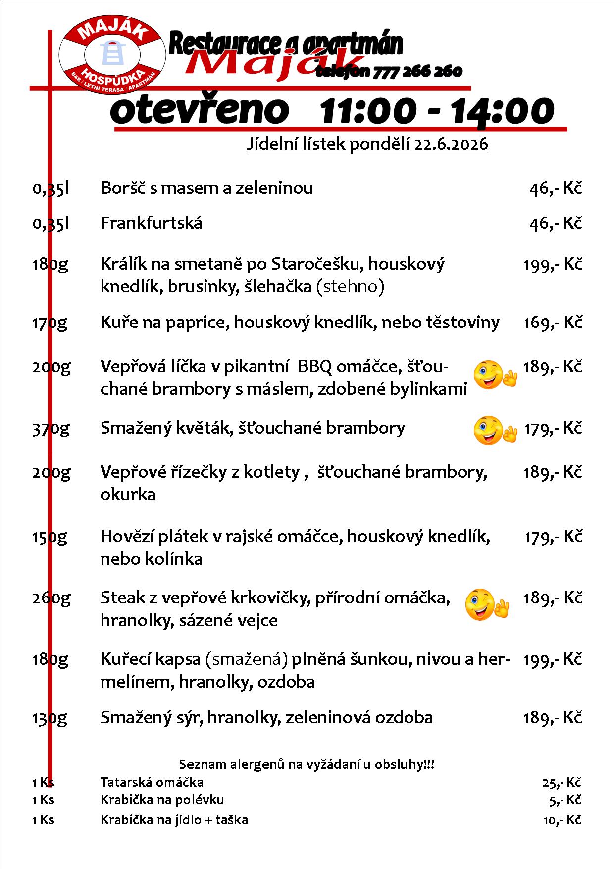 WEB jídelák