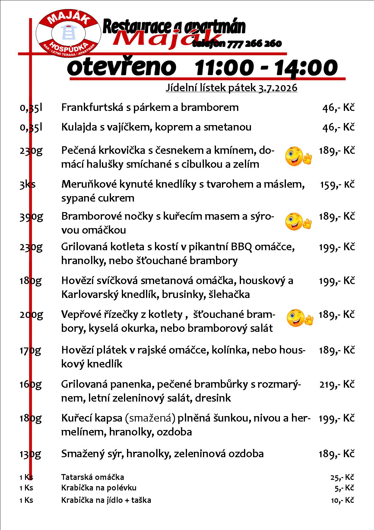 WEB jídelák