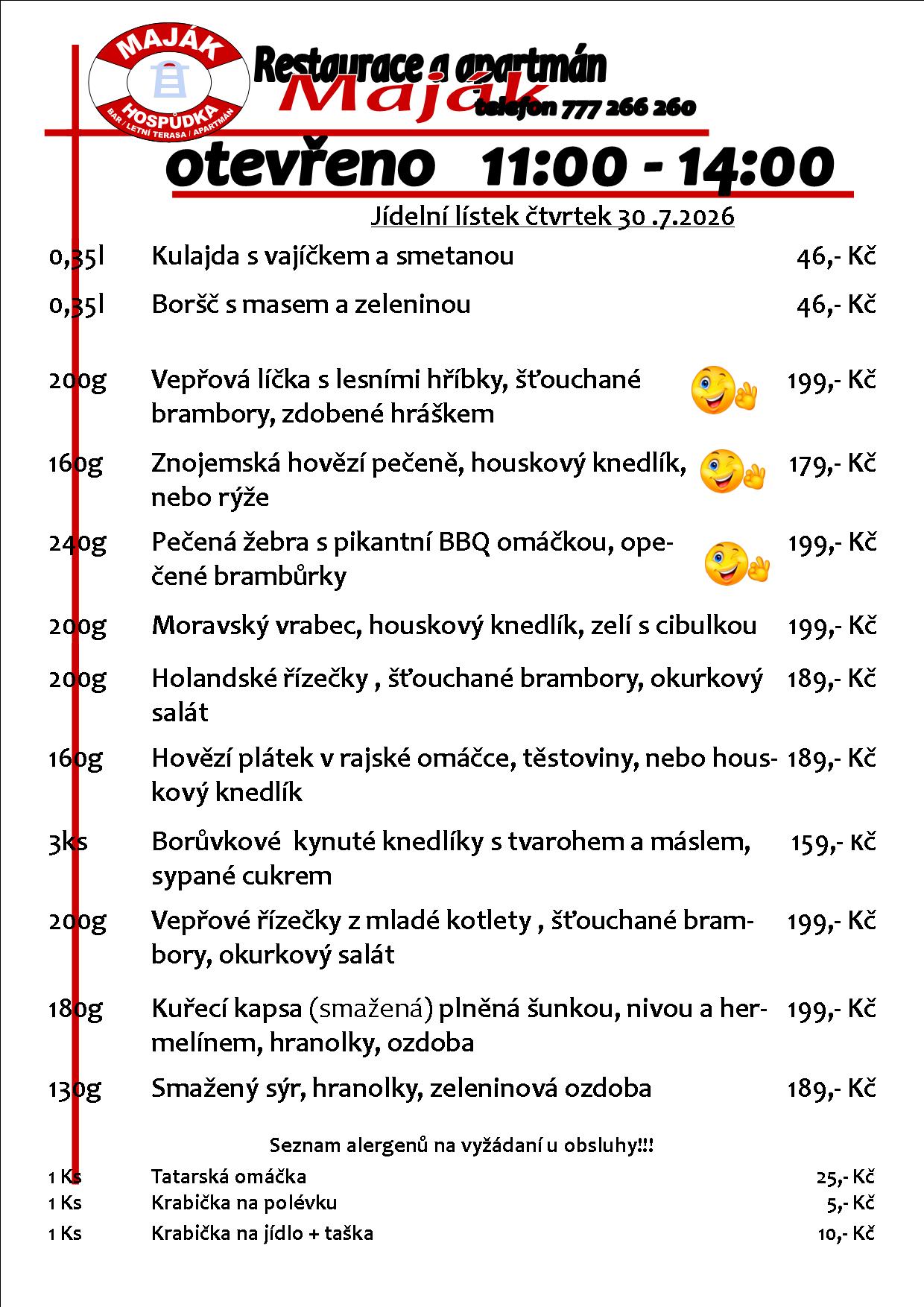 WEB jídelák