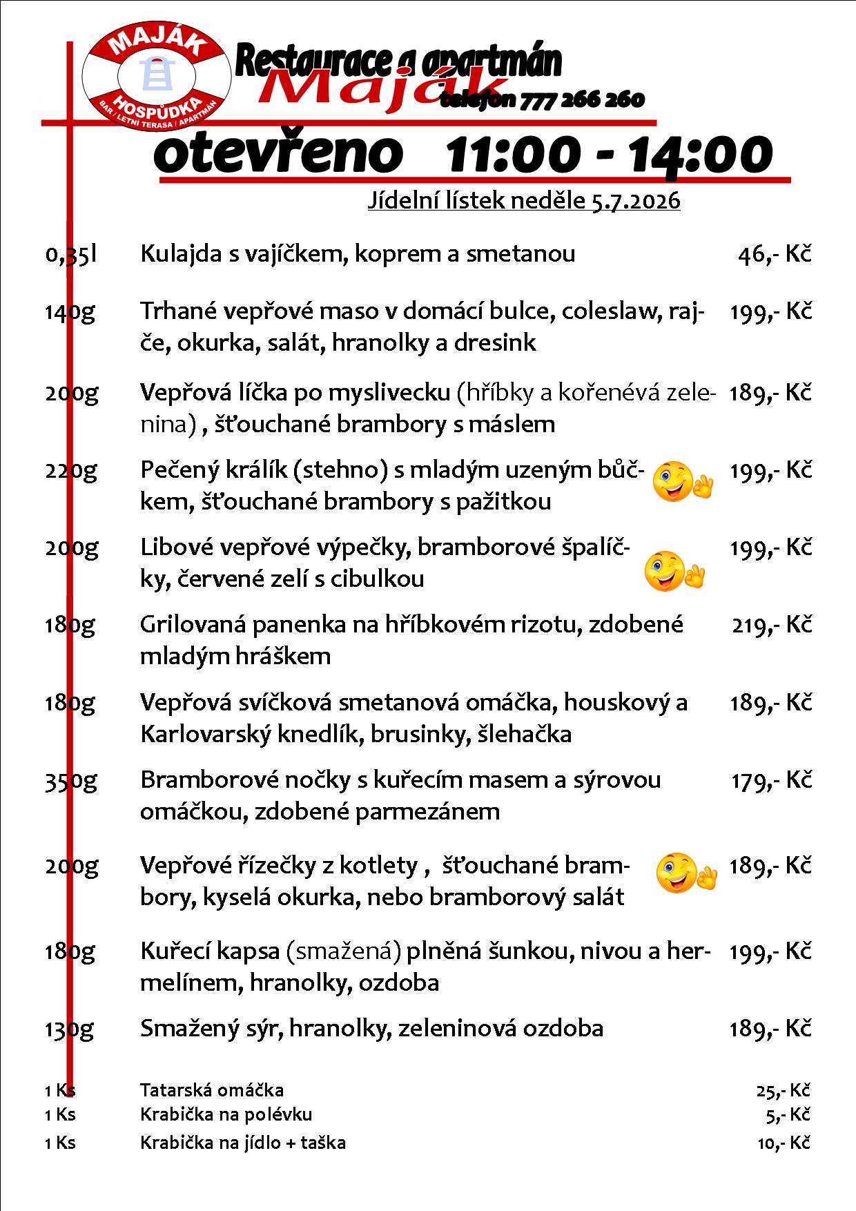 WEB jídelák