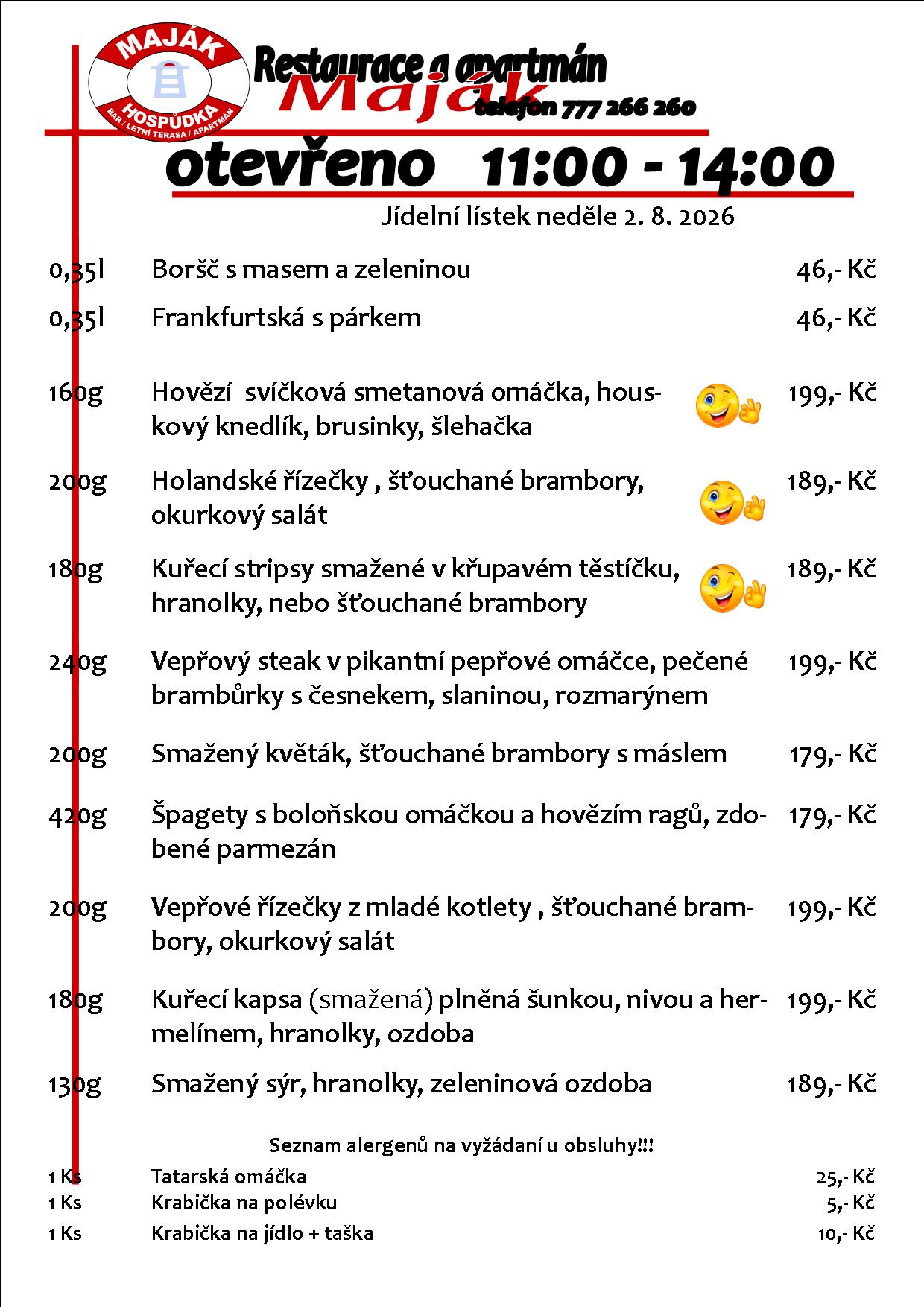 WEB jídelák