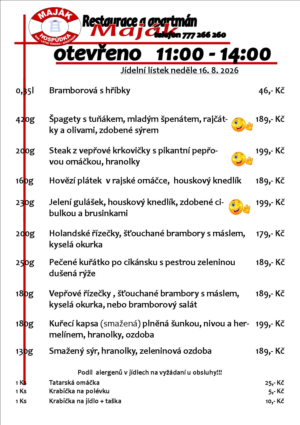 WEB jídelák