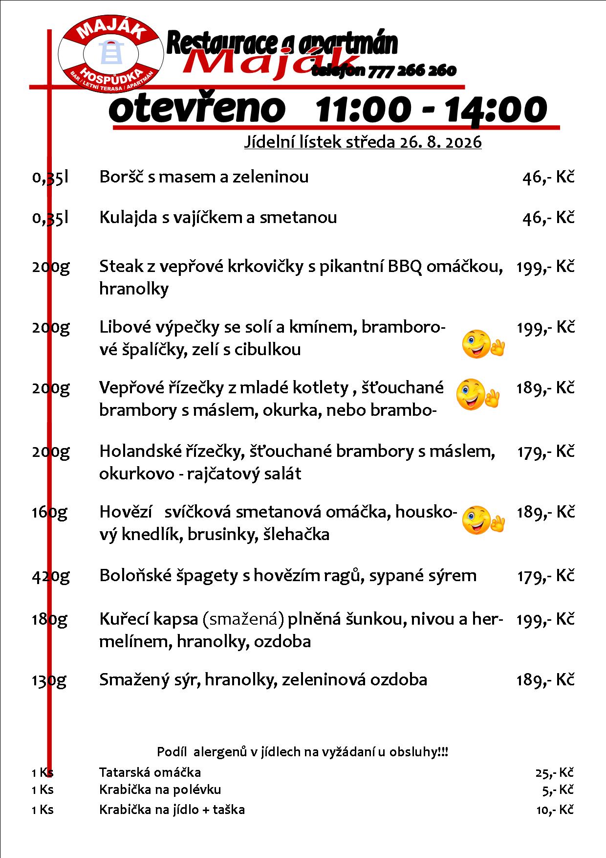 WEB jídelák