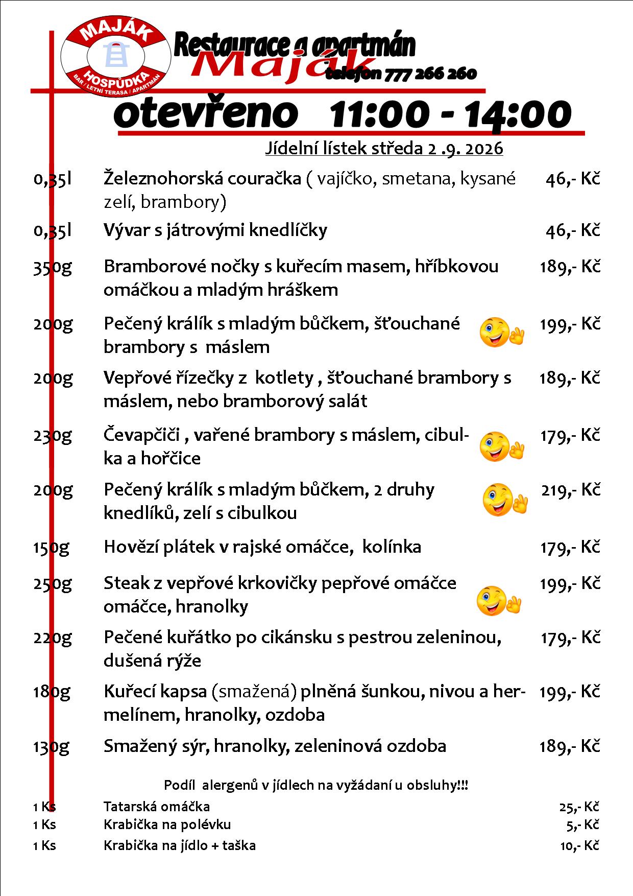 WEB jídelák