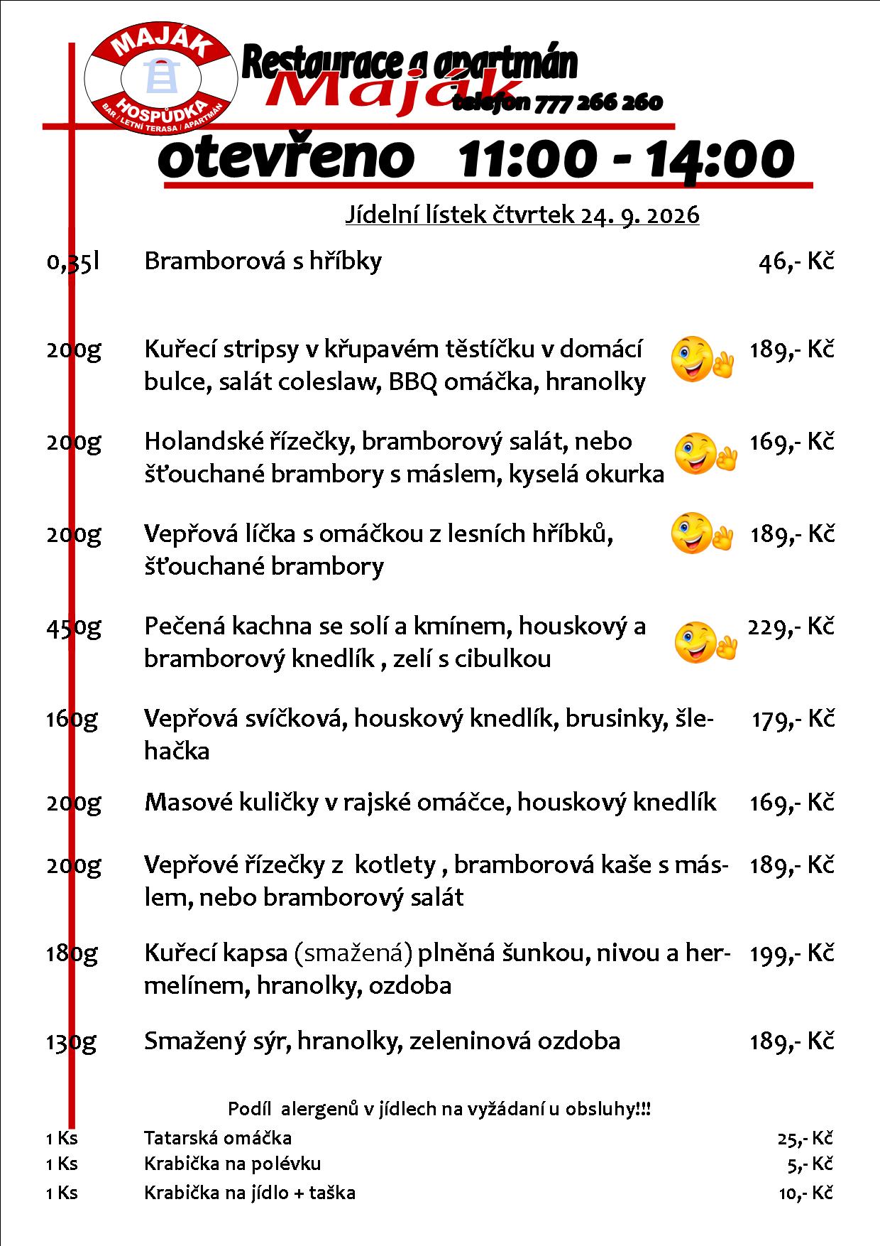 WEB jídelák