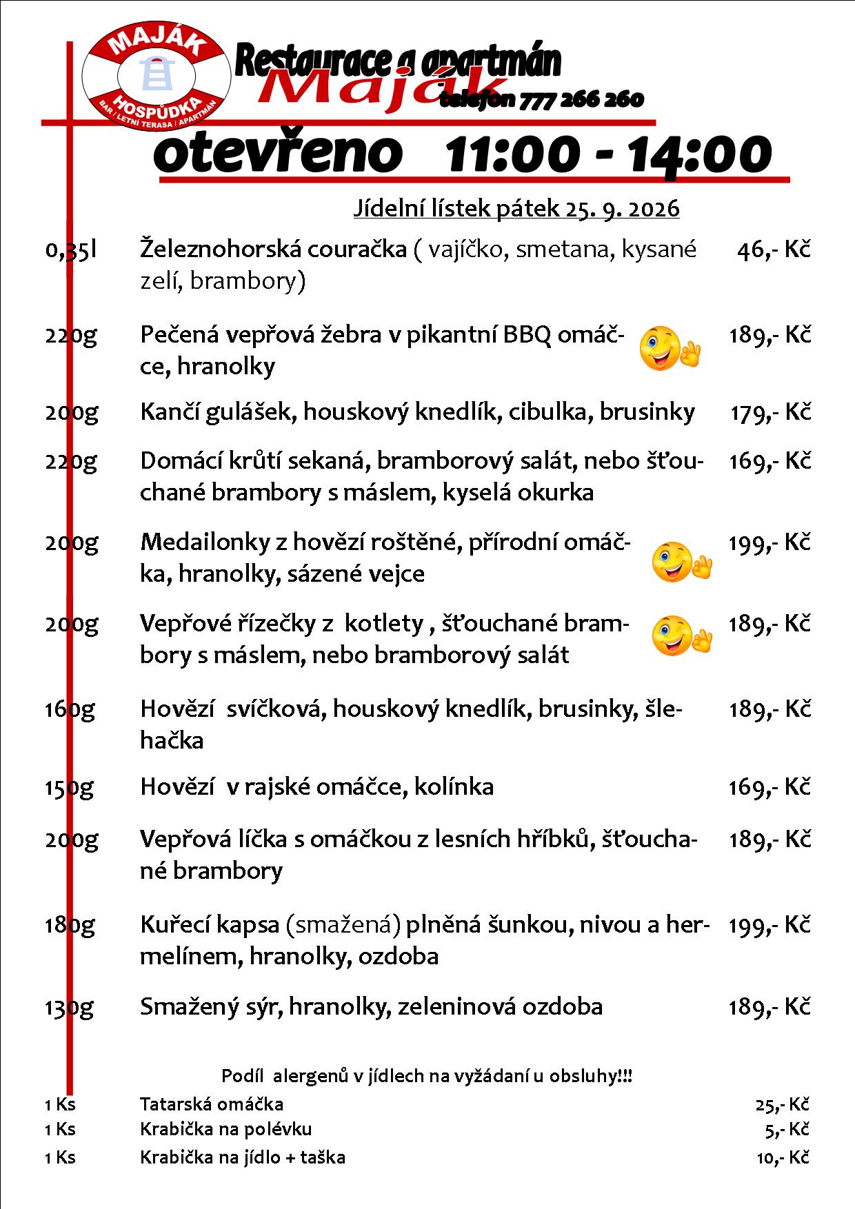WEB jídelák