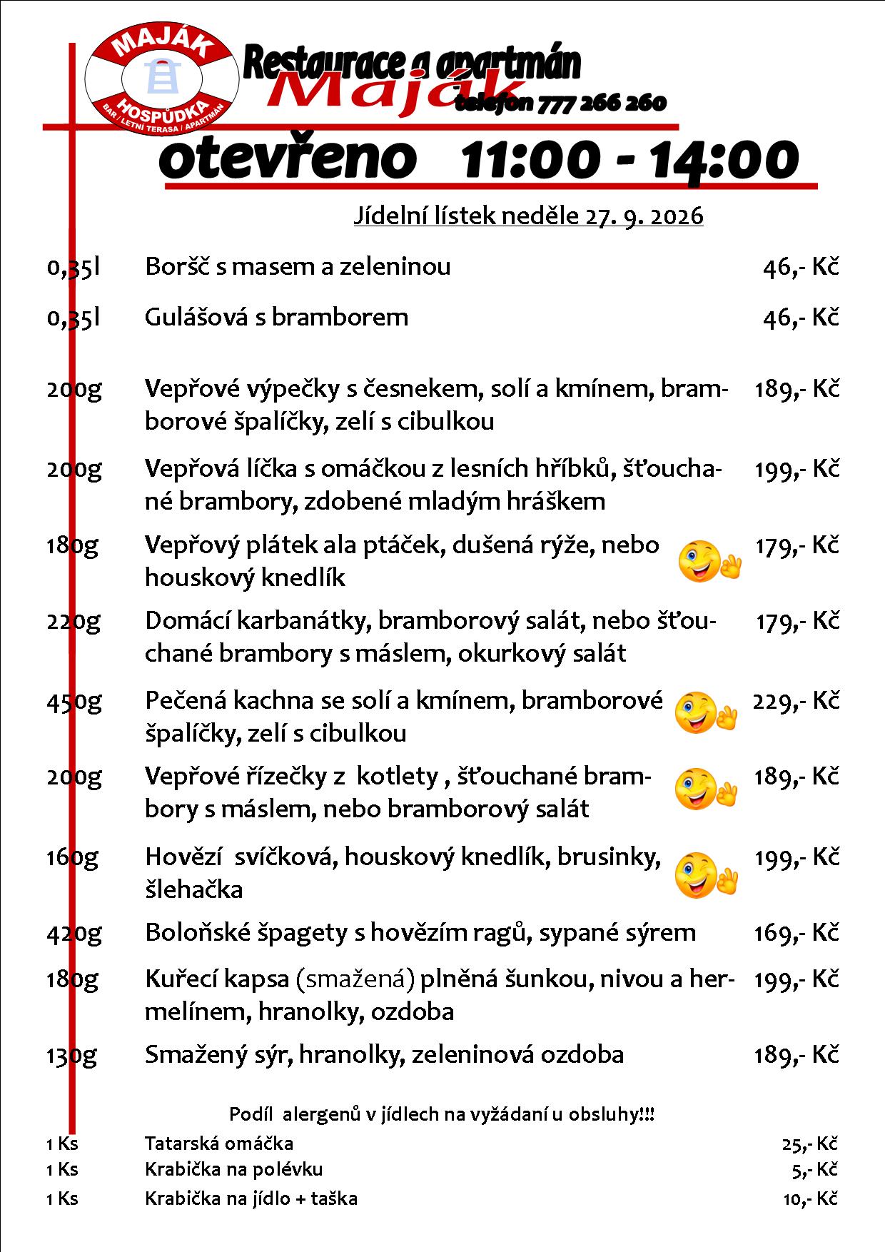 WEB jídelák