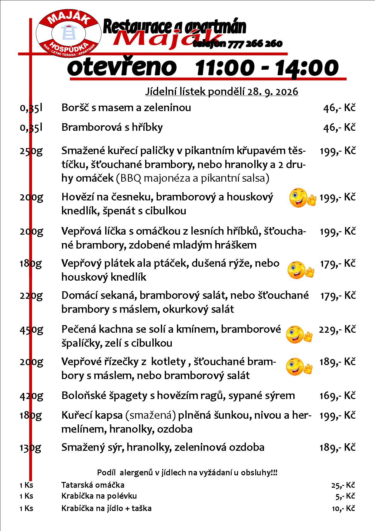WEB jídelák