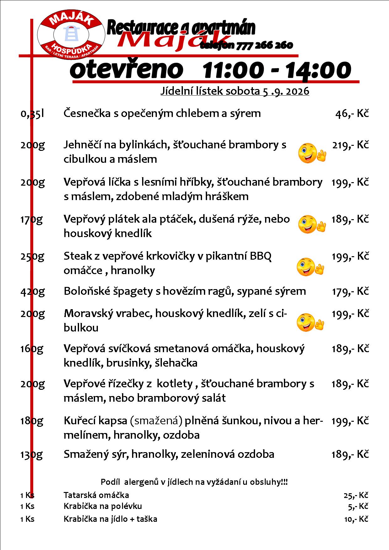 WEB jídelák