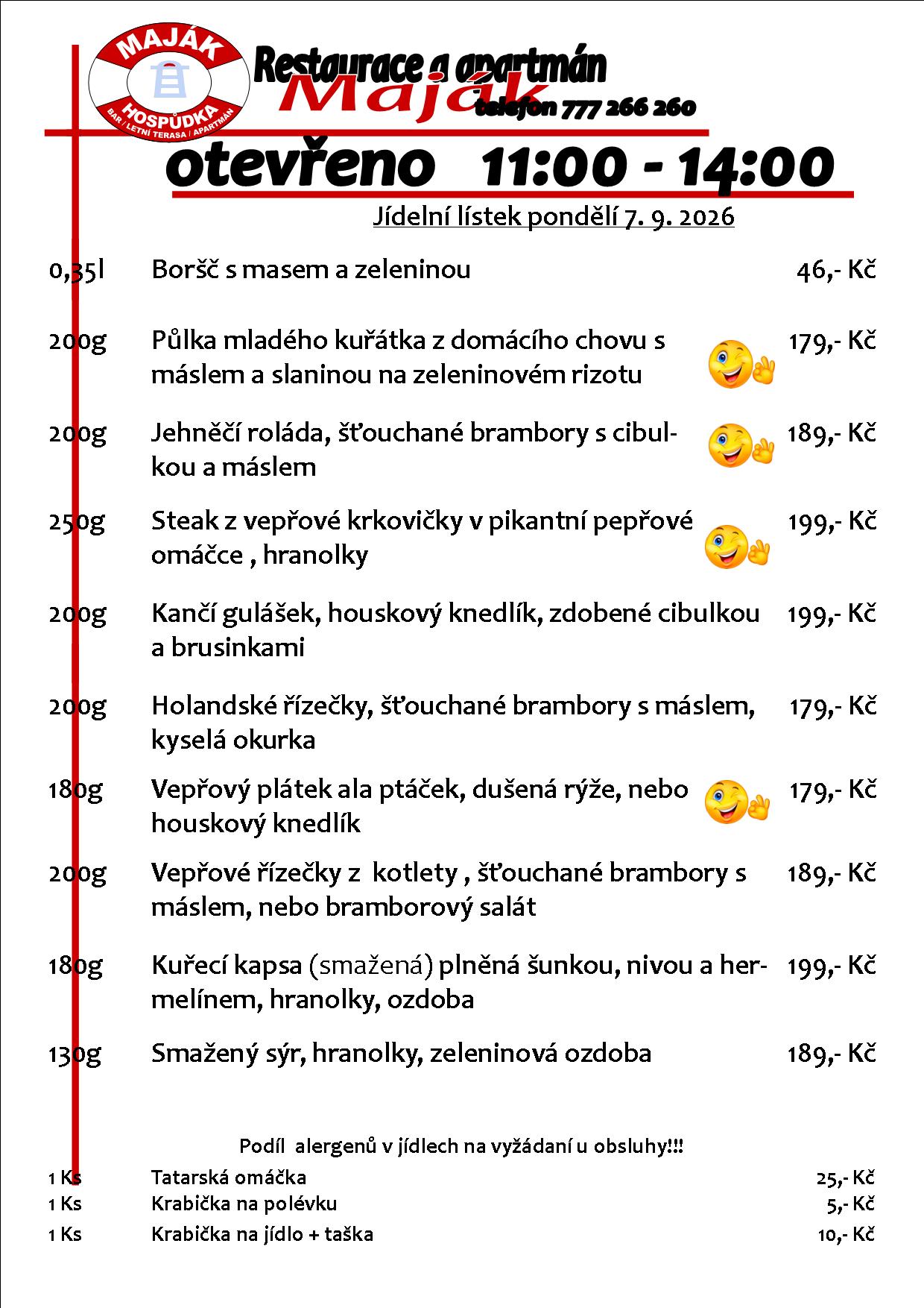 WEB jídelák