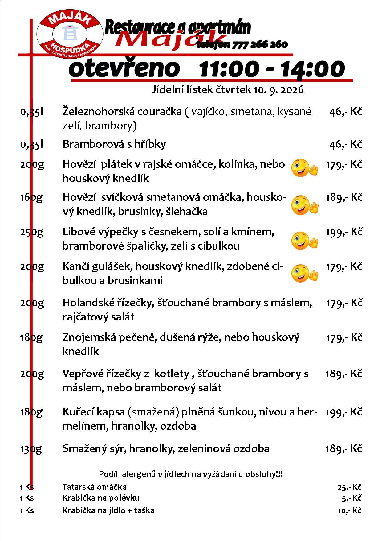 WEB jídelák