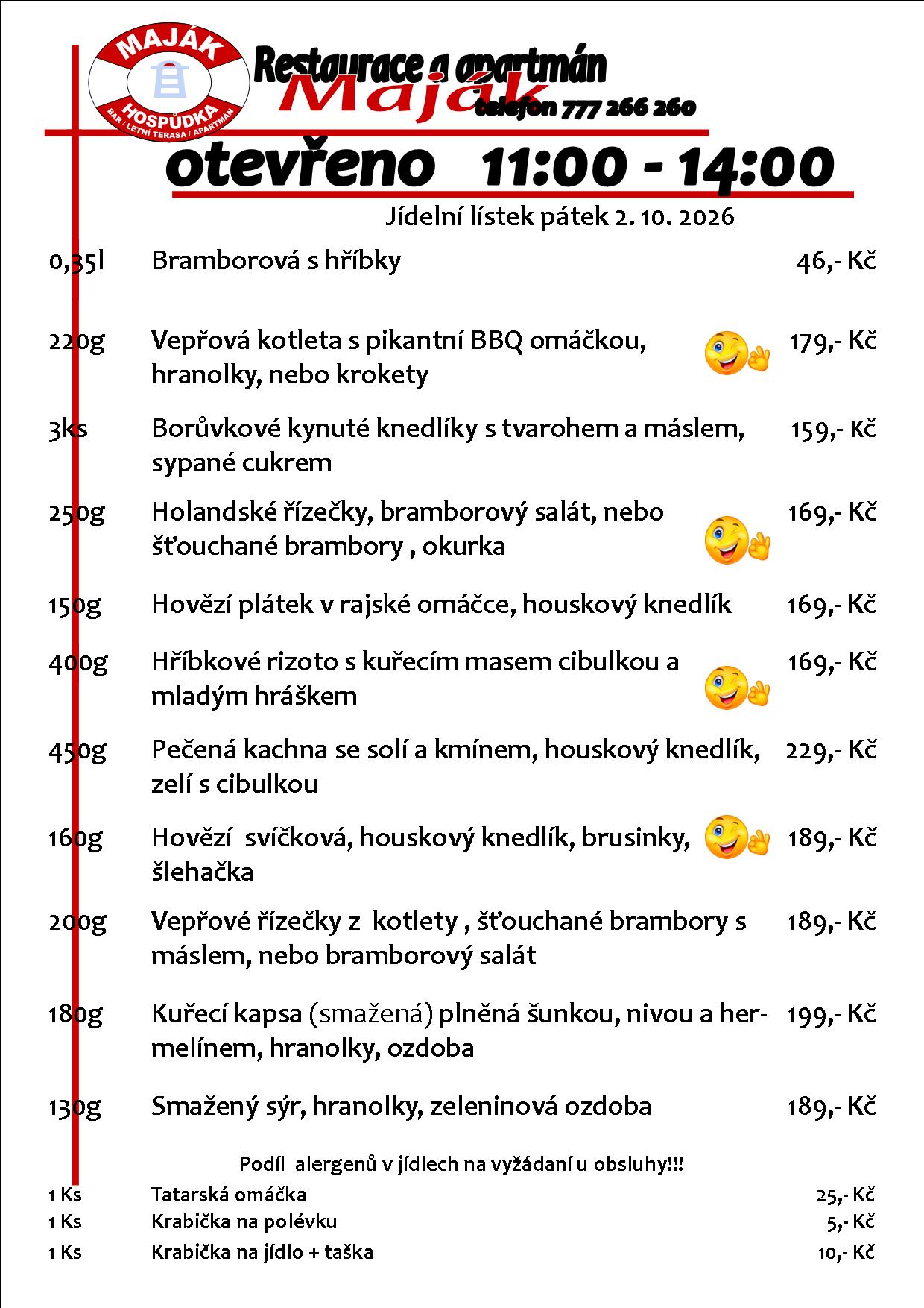 WEB jídelák