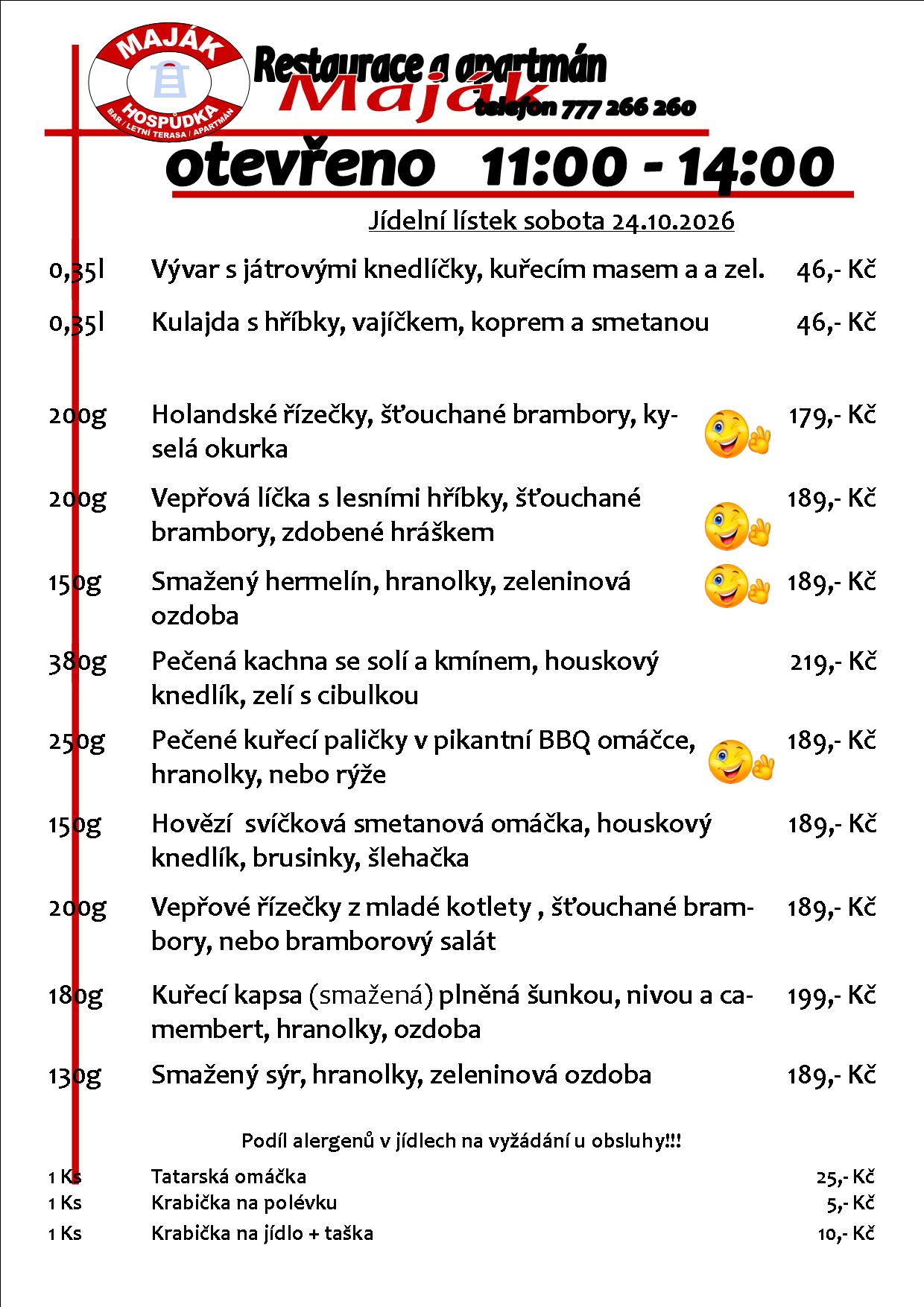 WEB jídelák