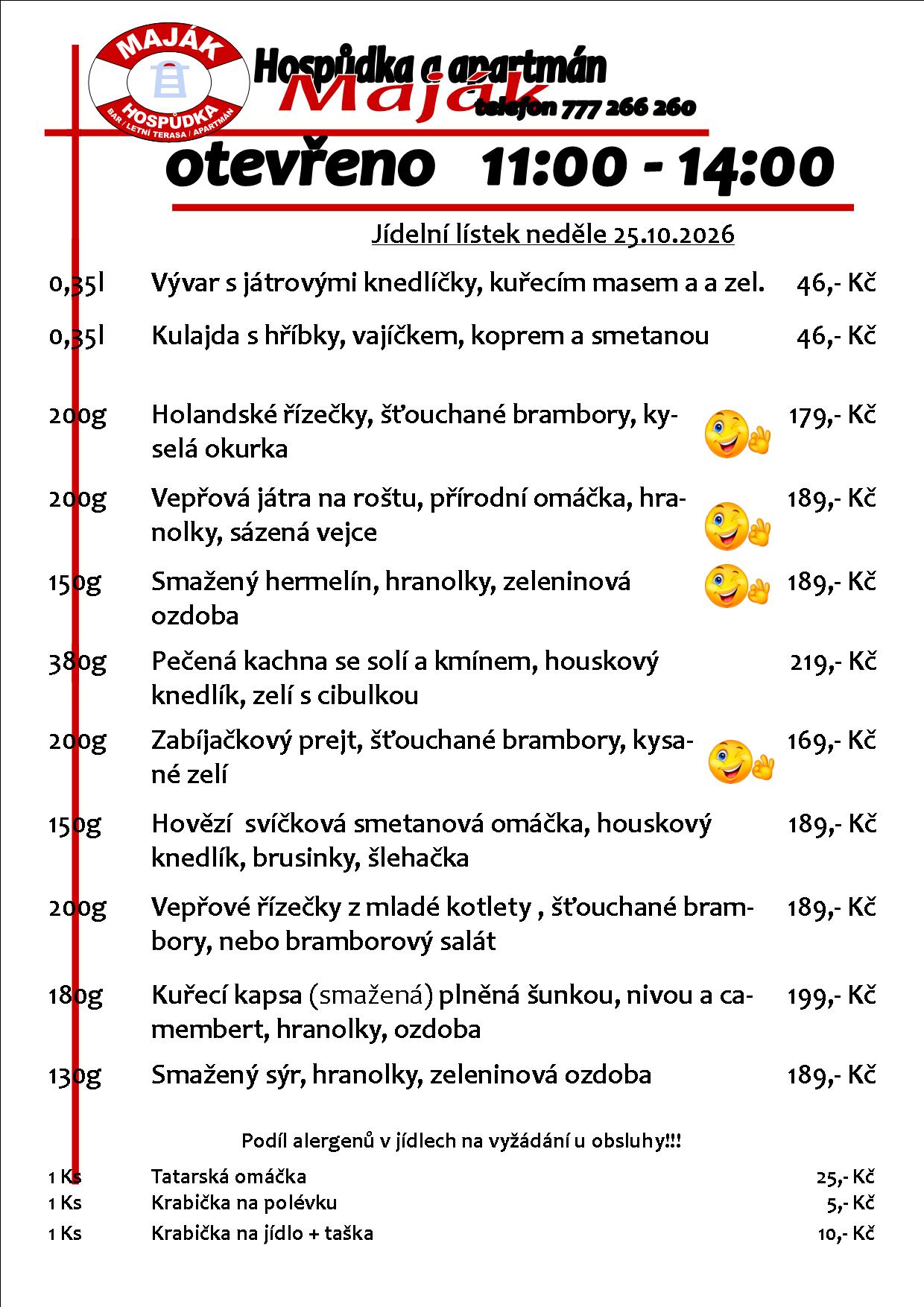 WEB jídelák