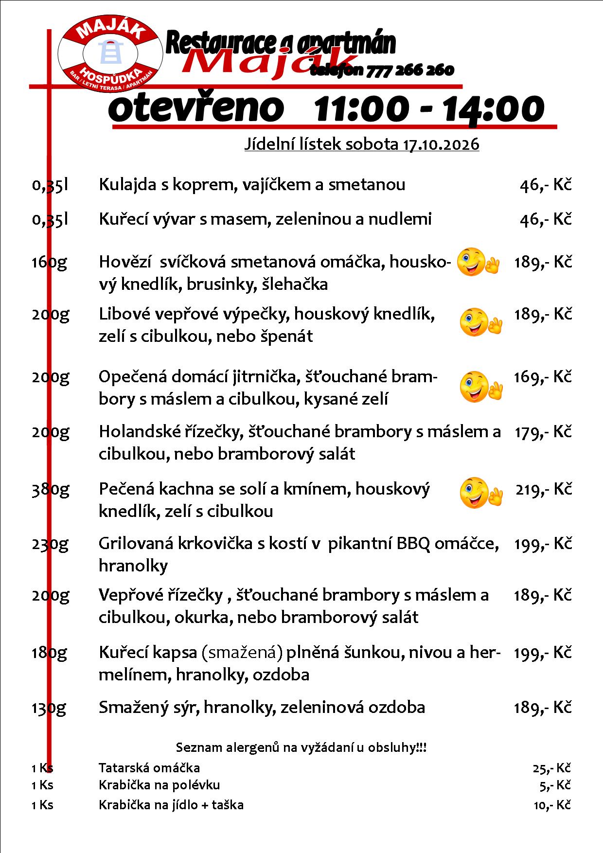 WEB jídelák